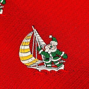 Cape cod surfing Santa tie